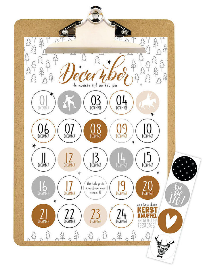 Aftelkalender Kerst