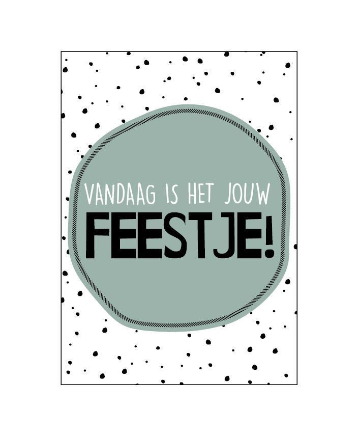 Vandaag is het jouw feestje!| Kaart KP
