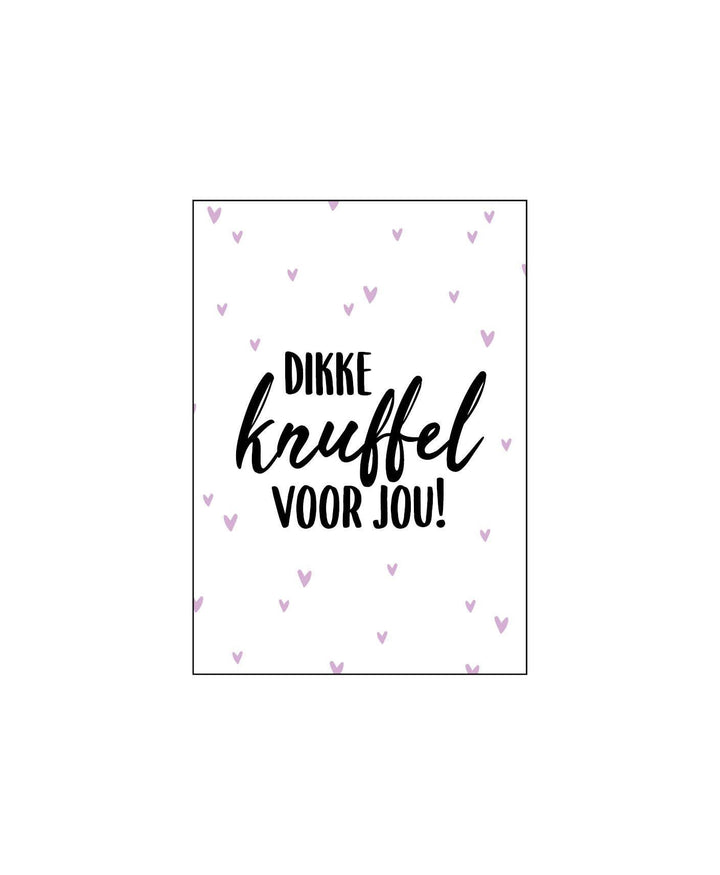Dikke knuffel voor jou| Cadeaukaart KP