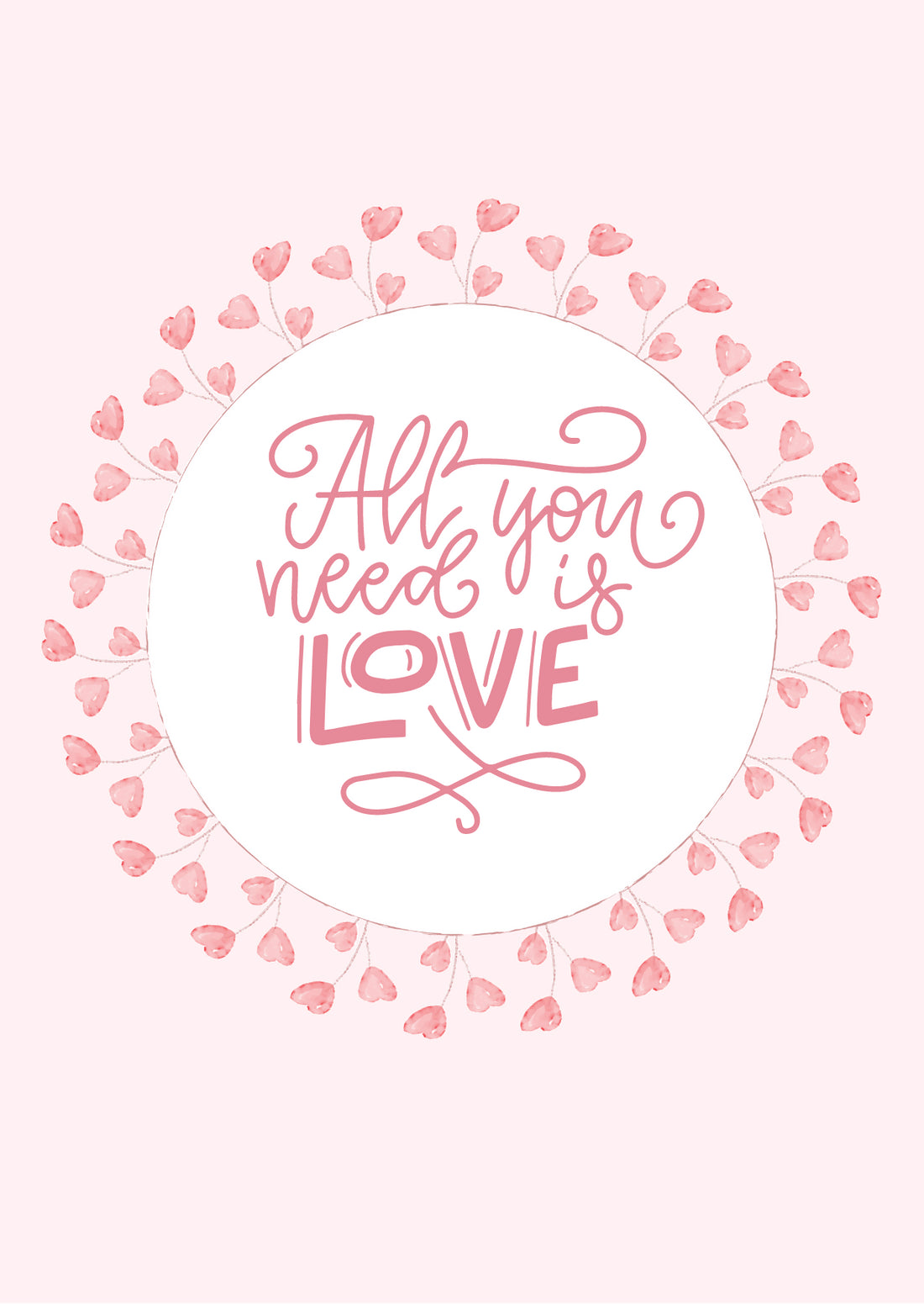 All you need is love| Kaart Fripperies
