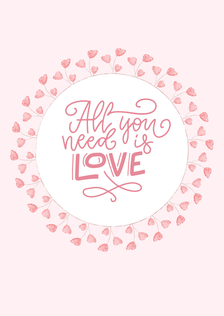 All you need is love| Kaart Fripperies