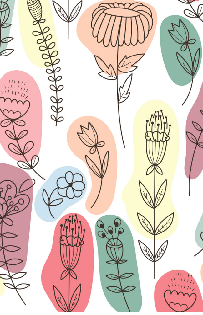 Flowers print (12)| Minikaart Fripperies
