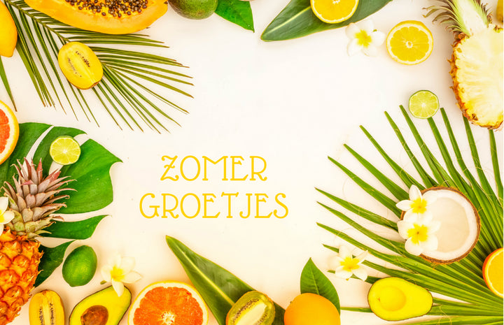 Zomer Groetjes| Minikaart Fripperies