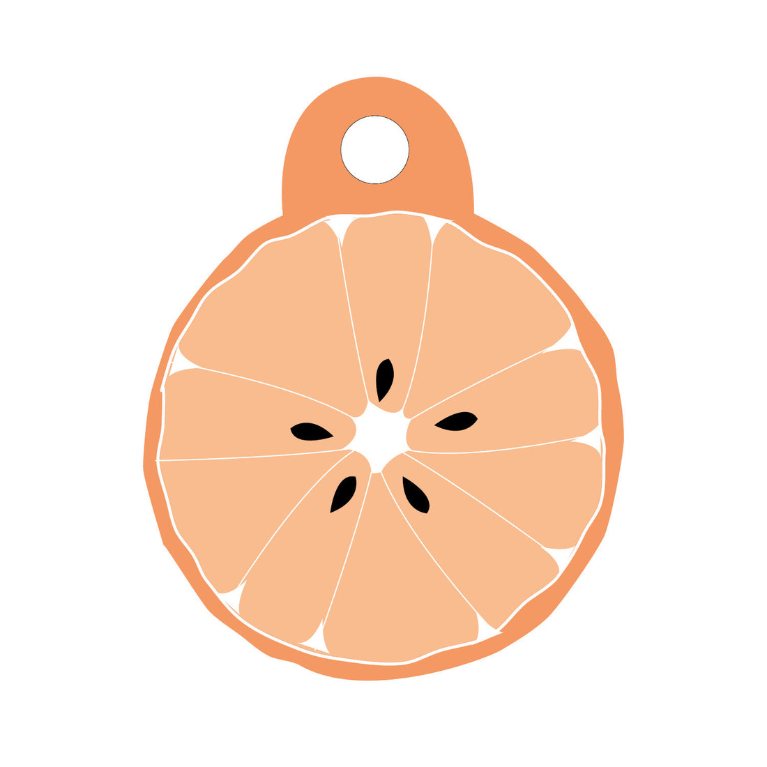 Sinaasappel | Cadeaulabel 5st