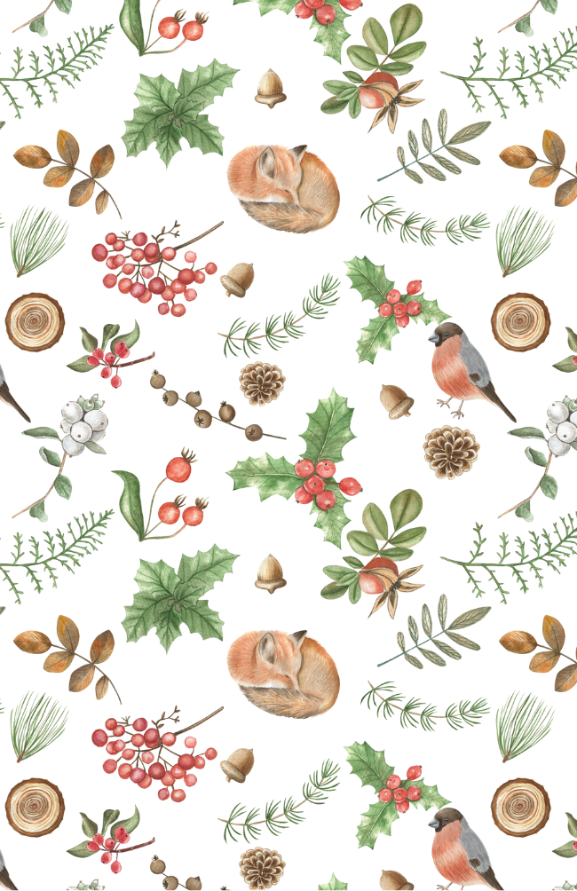 Füchse, Beeren und Vögel | Minikarten-Freude