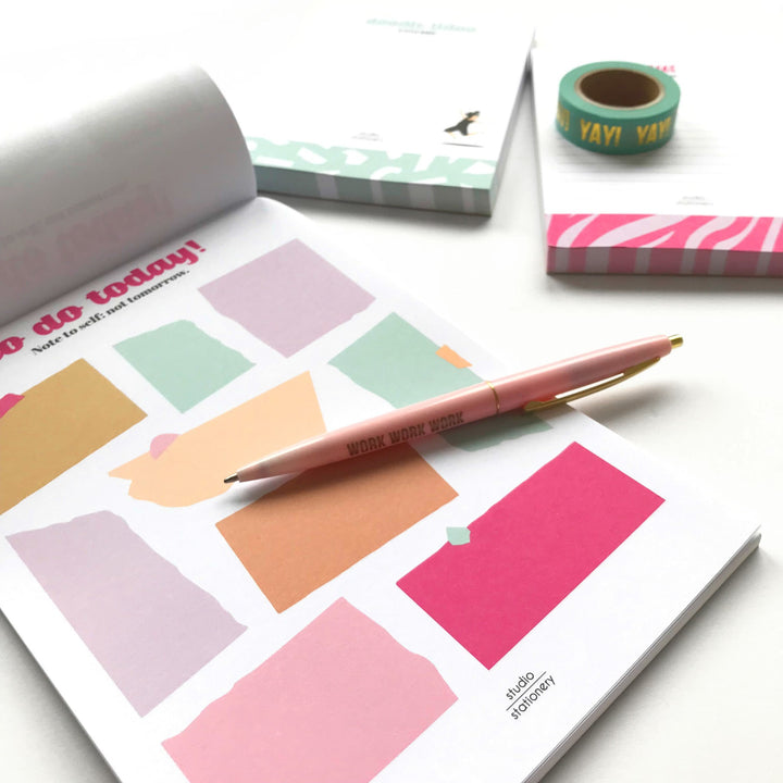 A5 Noteblock To do today Multicolor