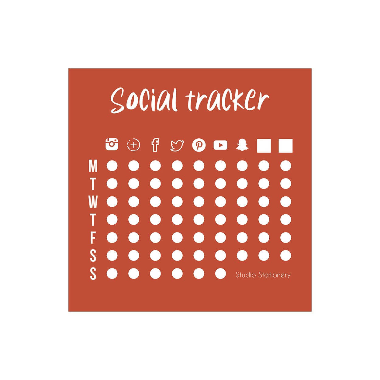 Mini Social tracker