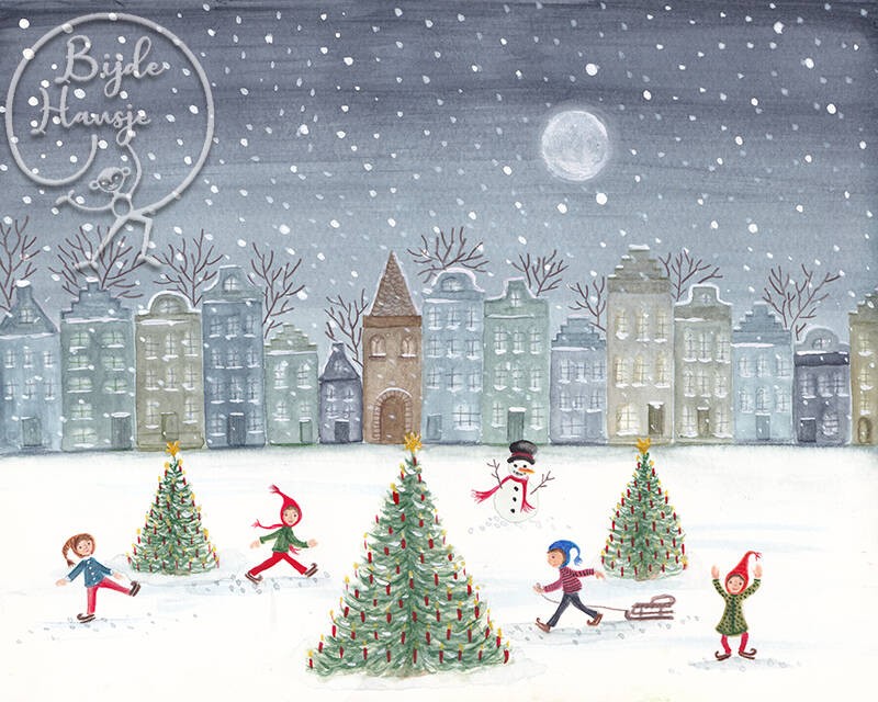 Kerst schaatsen| Bijdehansje