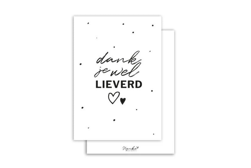 Dankjewel lieverd