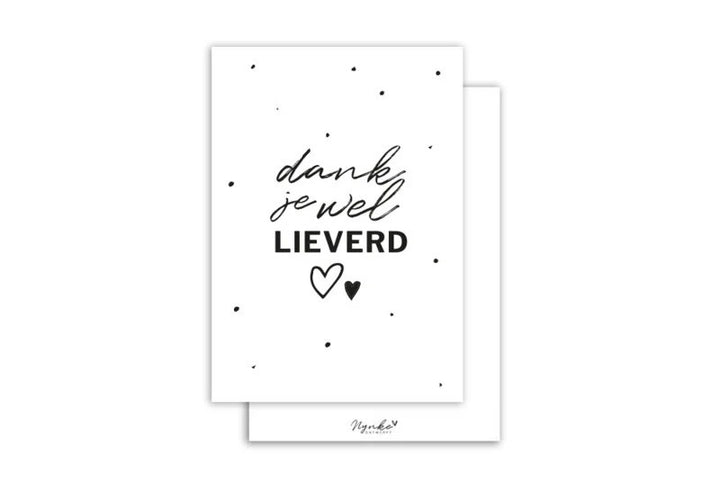 Dankjewel lieverd