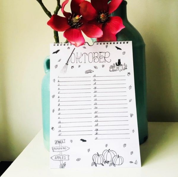 Verjaardagskalender | Leinsdesigns