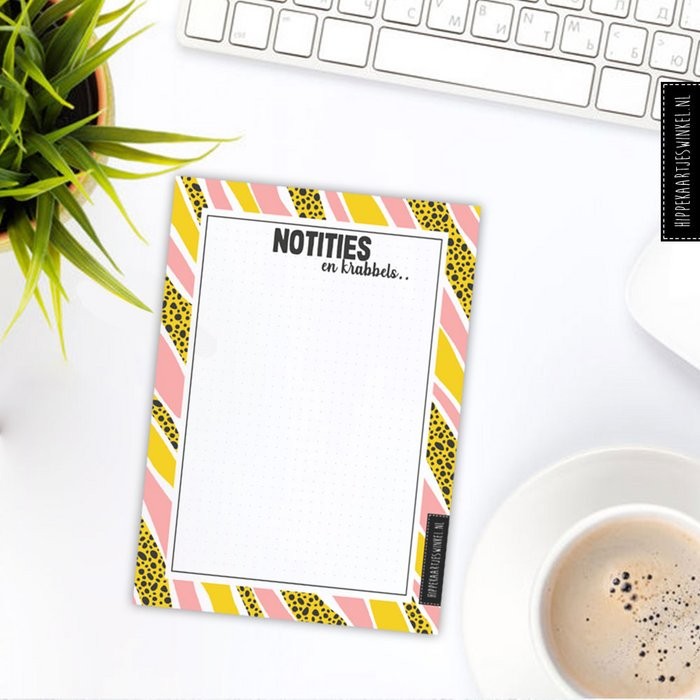 Notitieblok A6 | Hippekaartjes
