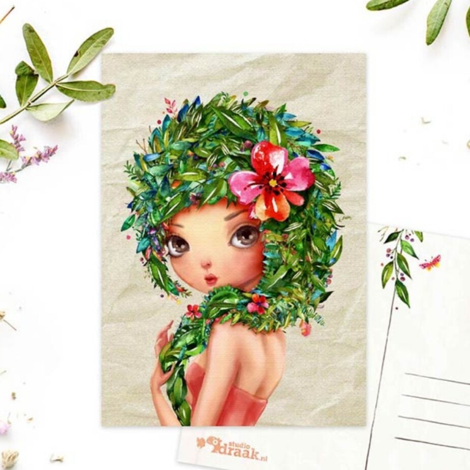Femmes floral - Flirt | Kaart Studio Draak