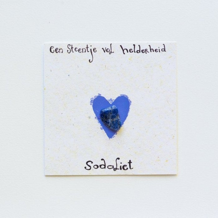 Een steentje vol helderheid Kadokaart | Sidedish