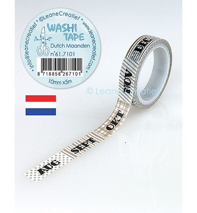 Maanden | Washitape Leane Creatief