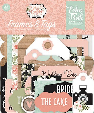 Echo Park Our Wedding Frames & Tags (OW224025)