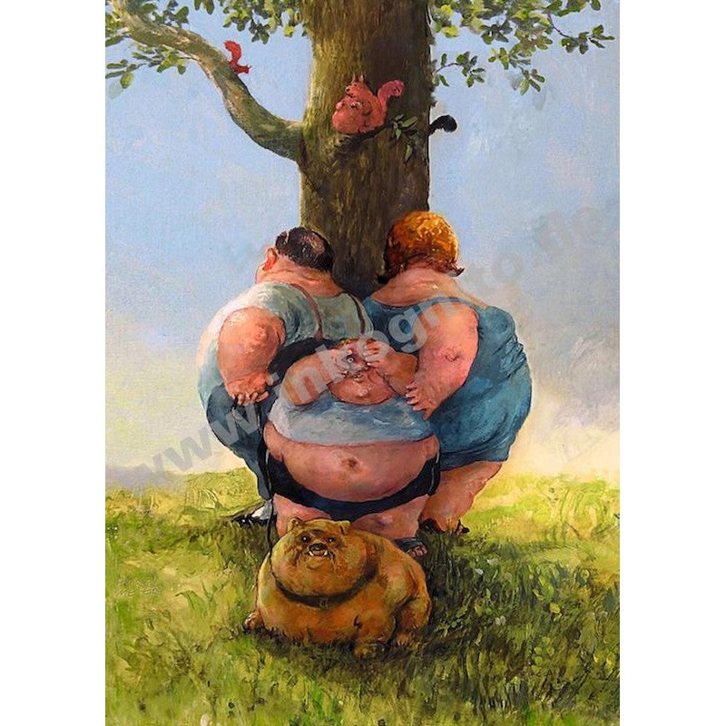 Verstoppen achter de boom | Kaart Inkognito