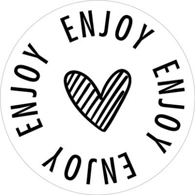 Enjoy | Sluitstickers 10st