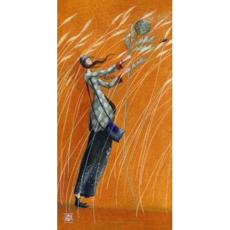 Vrouw met graan | Kaart Gaelle Boissonnard