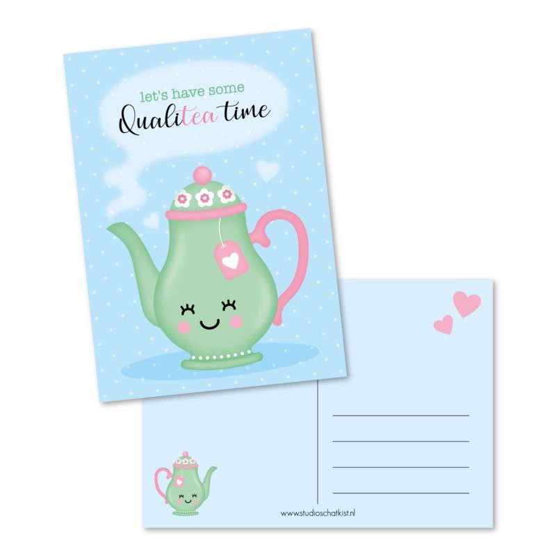 Let's have some qualiTEA time| Kaart Studio Schatkist