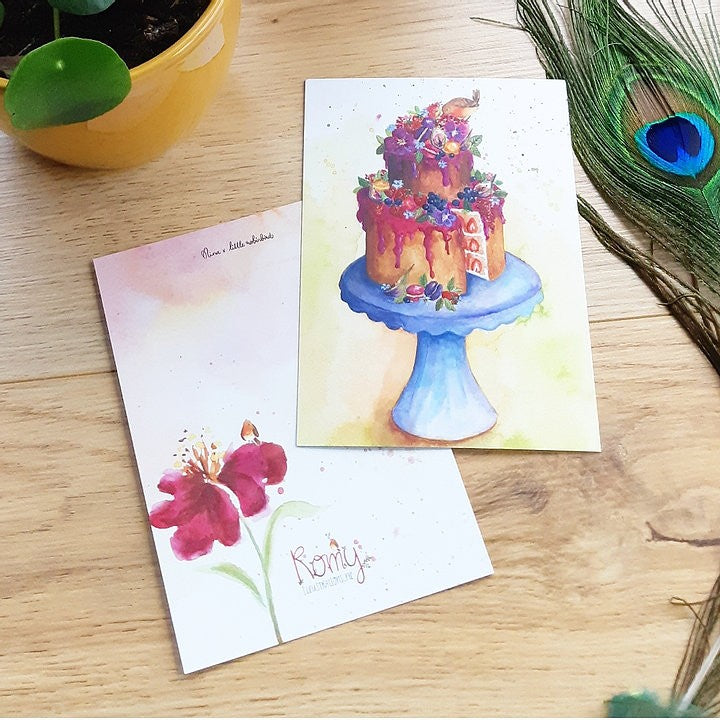 Cakeday | Postkaart A6 Romyillustrations
