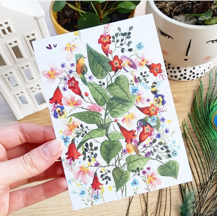 Exotic | Postkaart A6 Romyillustrations