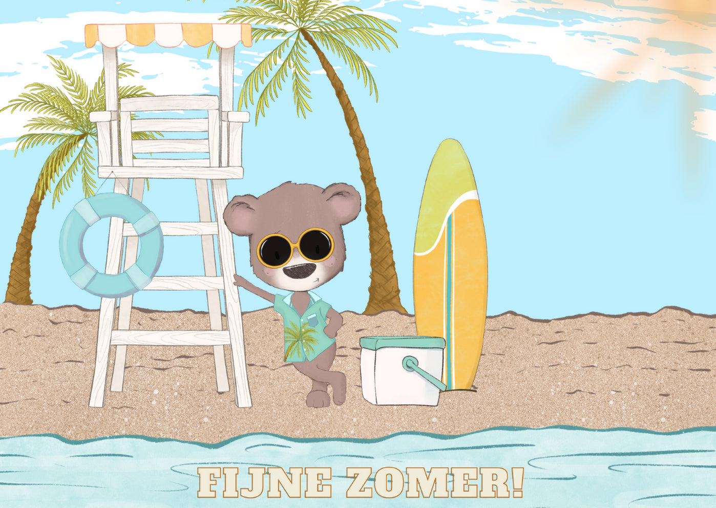 Fijne zomer!| Zomerdieren collectie Fripperies
