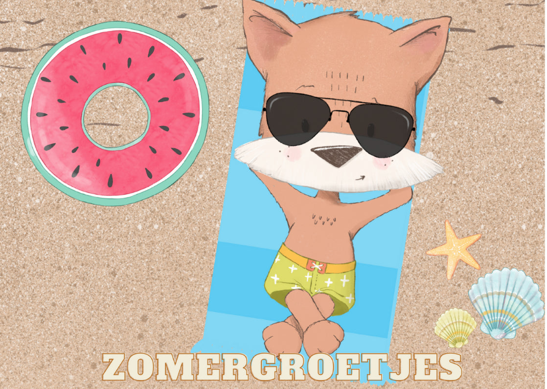 Zomergroetjes| Zomerdieren collectie Fripperies