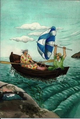 Bootje varen Parasol | Inge Löök