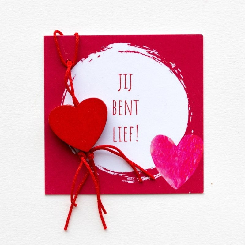 Jij bent lief!|Cadeaukaartje Sidedish