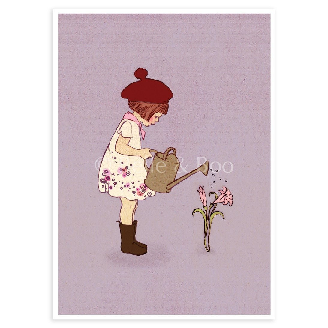 Little gardener| Kaart Belle & Boo