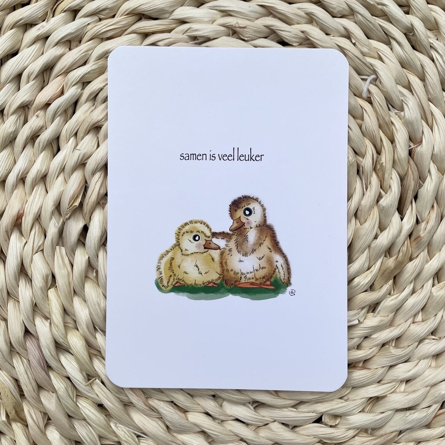 Samen is veel leuker| Kaart Lisbloem-studio