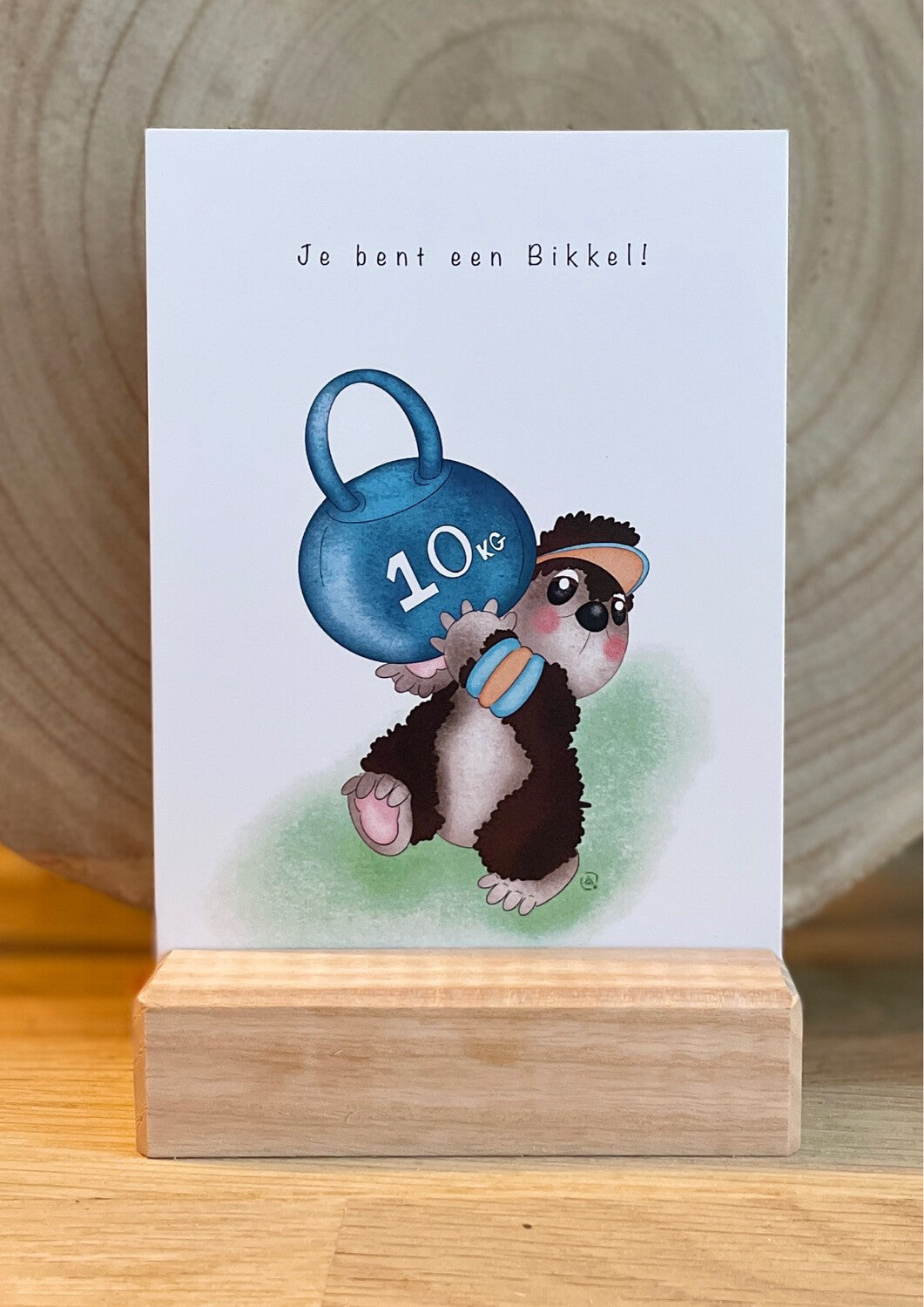 Je bent een bikkel| Kaart Lisbloem-studio