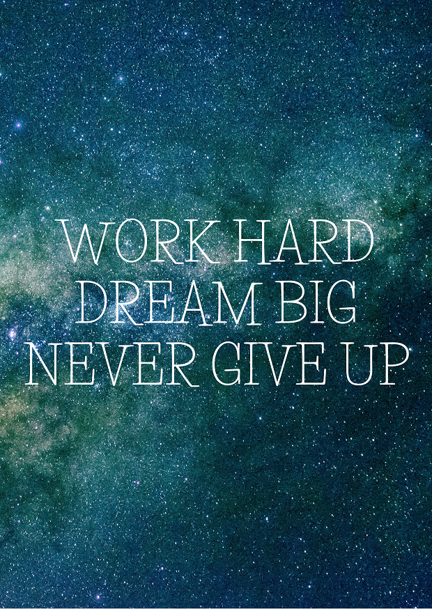 Never give up | Fripperies