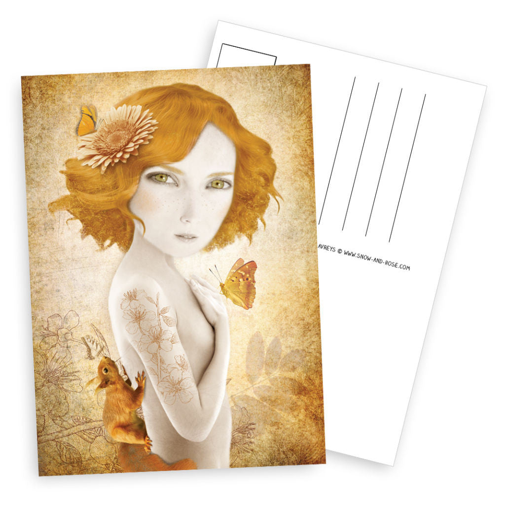 Flutterby| Kaart Snow & Rose