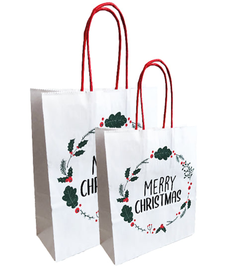 Merry christmas| Papieren geschenktas