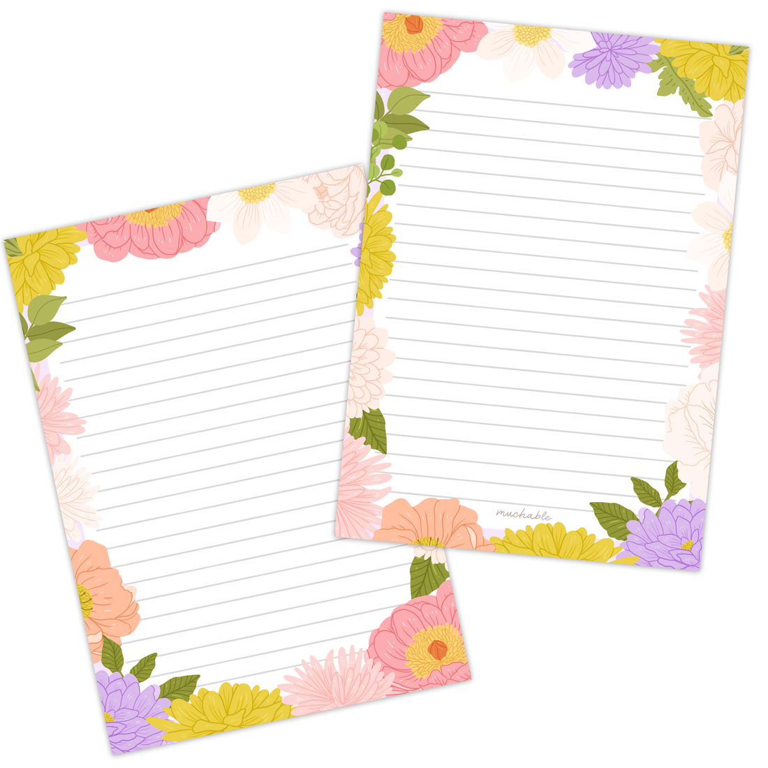 Notitieblok/notepad - narcissen bloemen lente (Kopiëren)