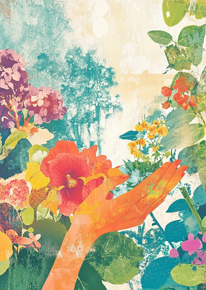 The art of Summer: Gentle Touch | Kaart Fripperies