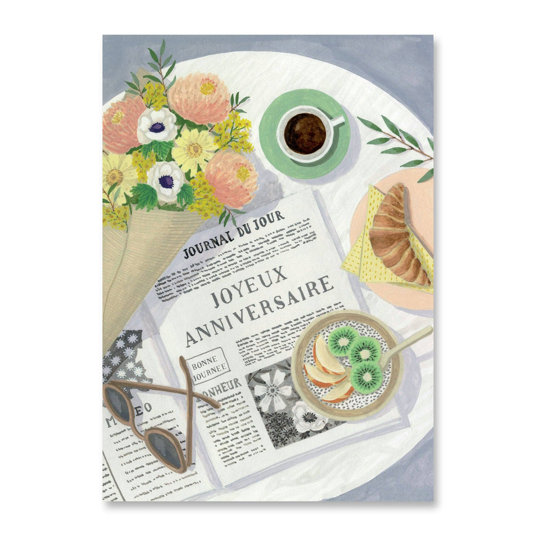 Verjaardagskaart: Zonder envelop