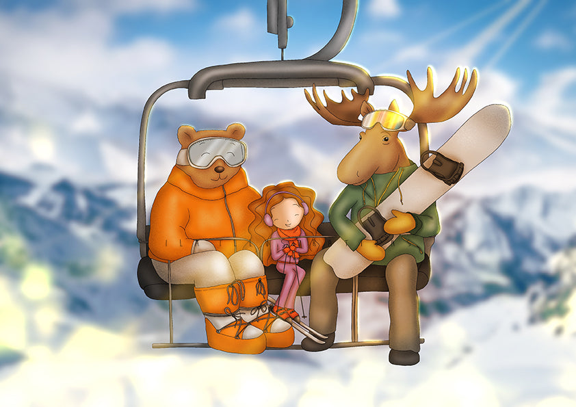 135 - Cool Dudes | Kaart Ila Illustrations