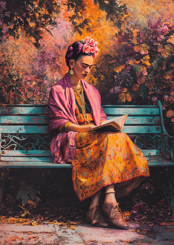 Frida Kahlo: Quiet Reading | Kaart Fripperies