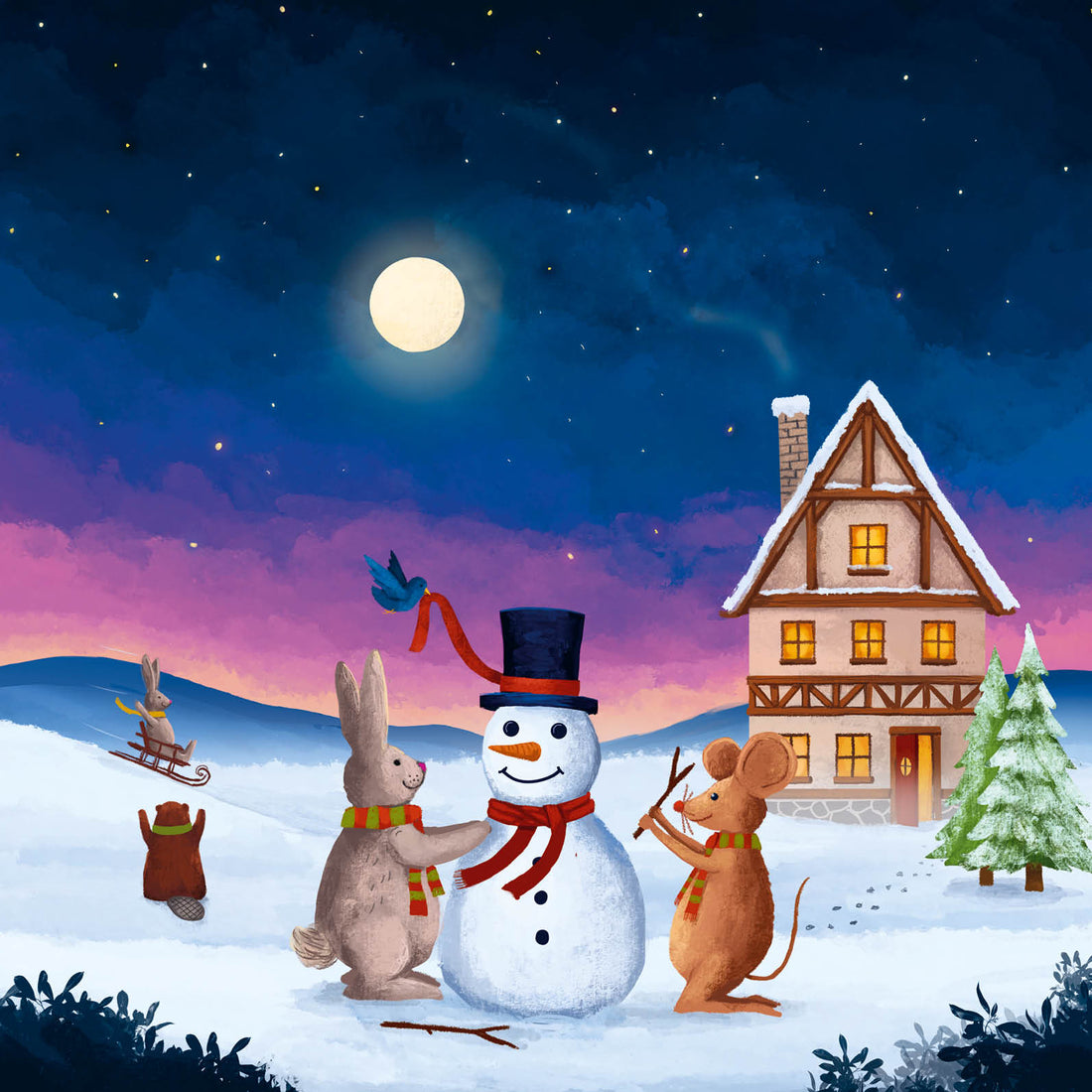 Kerstkaarten set: NR. 03 (Lance) | Kaartenbundel Zintenz