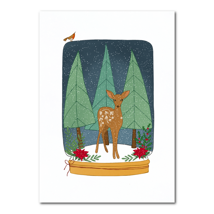 Hertje | Kerstkaart Studio Kvinna