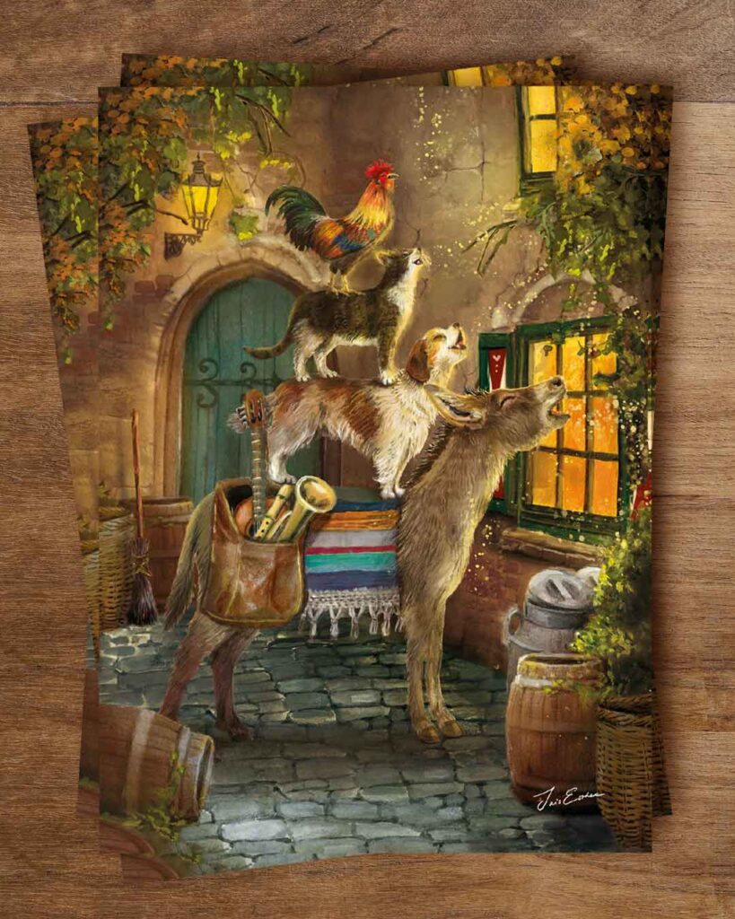 The Bremen Town Musicians | Kaart Iris Esther