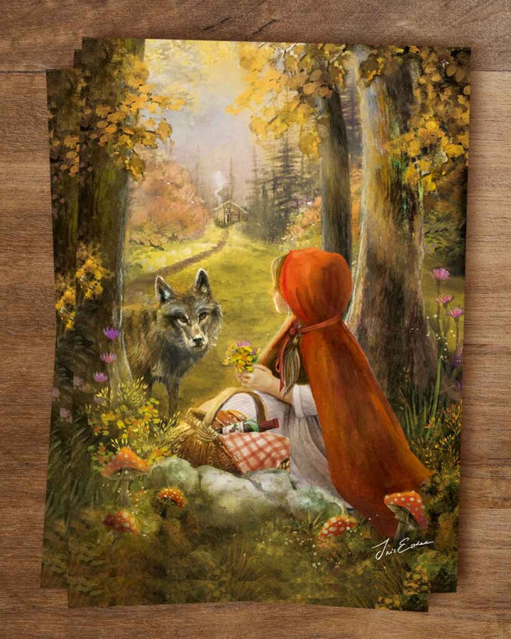 Little Red Riding Hood | Kaart Iris Esther