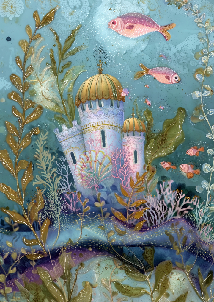 Enchanted Ocean: Underwater Castle | Kaart Fripperies