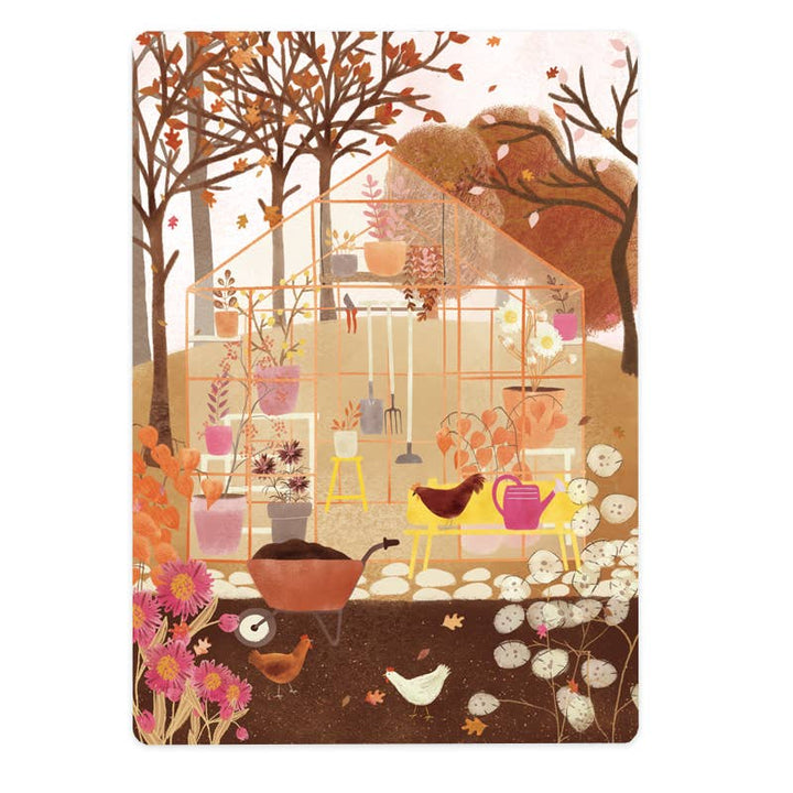 Kaart 'Tuinkas In De Herfst' | Kaart The Lemonbird