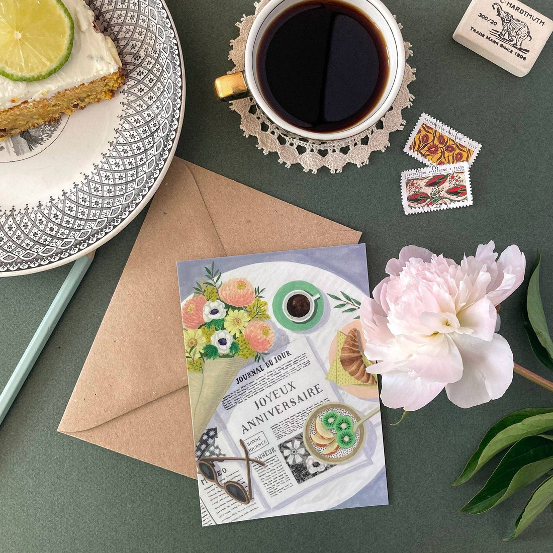 Verjaardagskaart: Zonder envelop