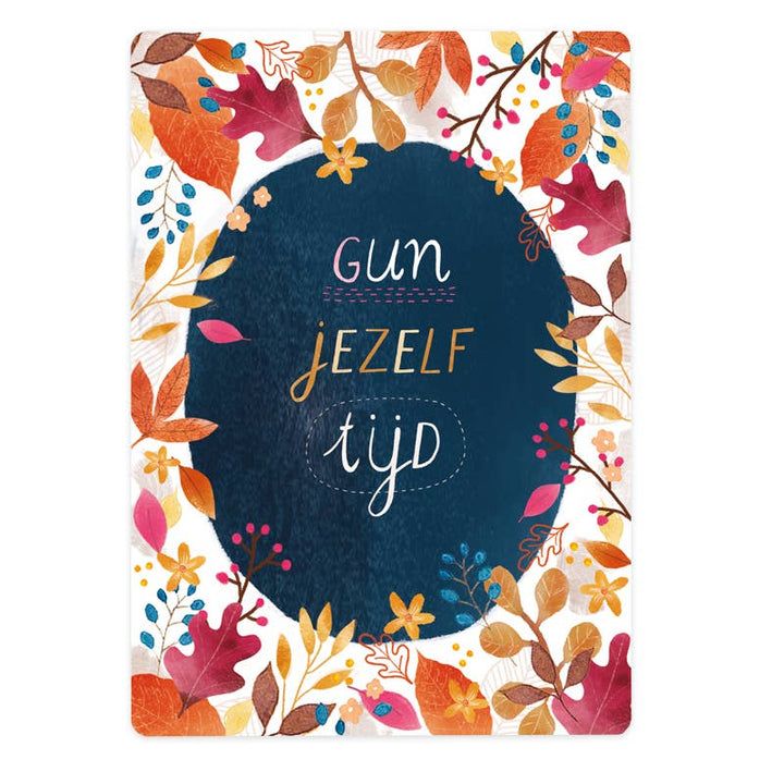 Kaart 'gun jezelf tijd' (Nederlandse tekst) | Kaart The Lemonbird