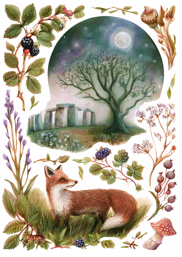 Stonehenge Nature: Vos | Kaart Fripperies